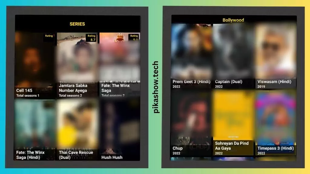 Pikashow APK Screenshots